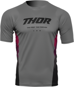Tricou MTB Thor Assist React Gray/Purple