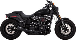 2-into-1 Upsweep Exhaust System Black, 3, nordicamoto.ro