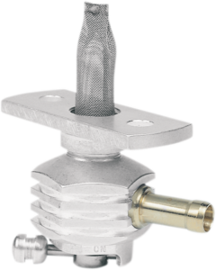 Power-flo Hex Fuel Valve Silver, 1, nordicamoto.ro
