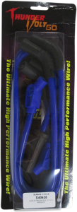 409 Pro Race Custom-fit Spark Plug Wire Kit Blue, 2, nordicamoto.ro