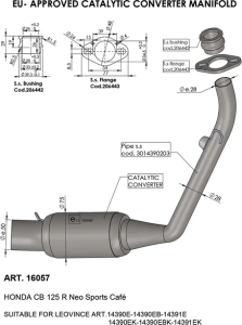 Catalytic Converter Stainless Steel, nordicamoto.ro