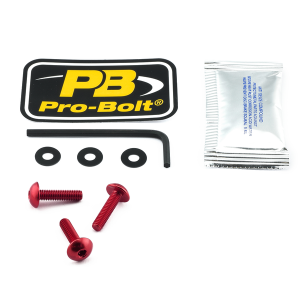Screen Bolt Aluminium Red, 1, nordicamoto.ro