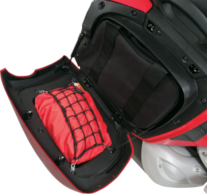 Saddlebag Storage Nets Black
