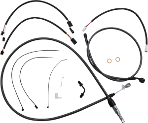 Black Pearl Designer Handlebar Installation Kit Black, 1, nordicamoto.ro