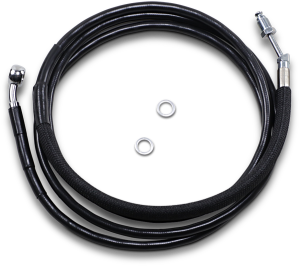 Stainless Steel Hydraulic Clutch Line Black