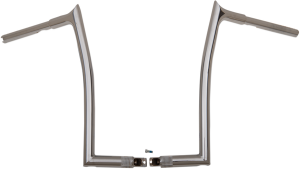 1-1/4(r) Ez Install Pointed Top Handlebar Silver, 5, nordicamoto.ro