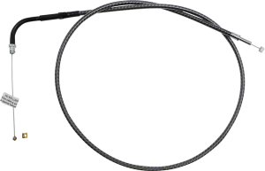 Karbonfibr Braided Throttle/idle Cable Black