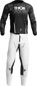Tricou Thor Pulse Mono Black/White M, 3, nordicamoto.ro