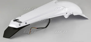 Enduro Rear Fenders With Light White, nordicamoto.ro