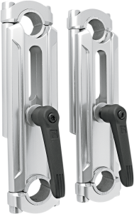 Elite Height-adjustable Snowmobile Handlebar Riser Clear, 1, nordicamoto.ro
