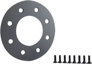 Backing Plate Kit With Screws Gray, 1, nordicamoto.ro