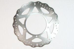 Brake Rotor Silver, Stainless Steel