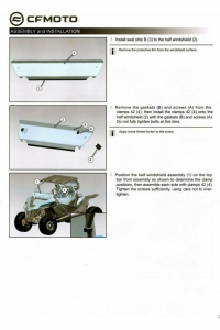 PARBRIZ FAȚĂ HALF UTV CFMOTO ZFORCE 950 / 1000, 6, nordicamoto.ro