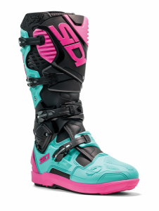 Cizme Sidi Crossfire 3 SRS Black/Mint/Pink