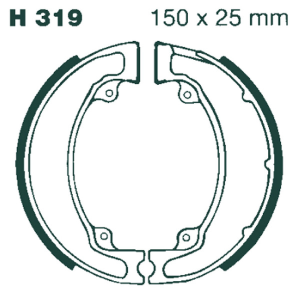 Standard Brake Shoes, 1, nordicamoto.ro