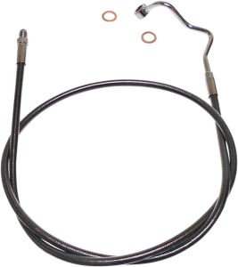 Designer Series Dot Abs-specific Mid Brake Line Kit Black, Black Pearl, 2, nordicamoto.ro