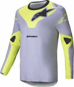 Tricou Alpinestars Racer Veil Gray/Yellow 2XL, 1, nordicamoto.ro