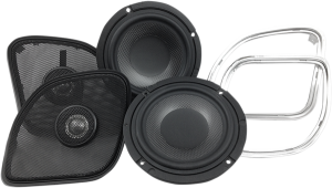 200 Watt Front Speakers Black 