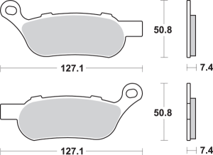 Sintered Metal Harley/buell Brake Pads