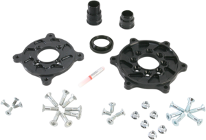 Carrier Ring Set Anodized, Black