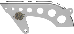 Pulley/belt Cover Front Tracker Black Black, Gloss, 2, nordicamoto.ro