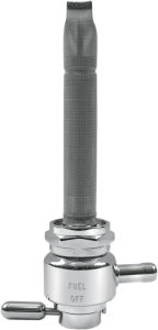 Positive Off Detent Fuel Valve Chrome, 1, nordicamoto.ro