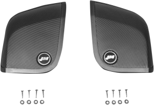 Saddlebag Lid Speaker Grill Set Black