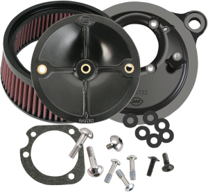 Super Stock Stealth Air Cleaner Kit Black