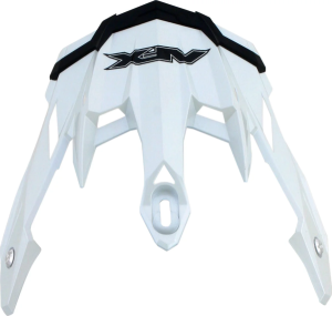 Fx-41ds Solid Visor Peak Pearl White White ONE SIZE, 1, nordicamoto.ro
