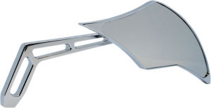 Billet Aluminum Mirrors With Clear Glass Silver