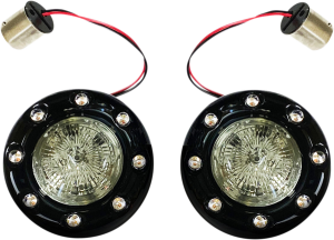 Probeam® Bullet Ringz 1156 Rear Turn Signals Black