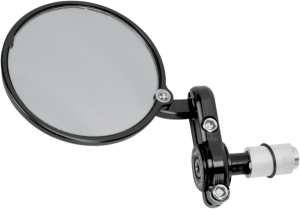 Folding Bar End Mirror Black, 3, nordicamoto.ro