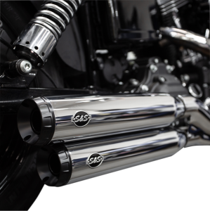 Grand National Slip-on Mufflers Black, 2, nordicamoto.ro