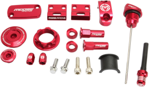 Bling Pack Kit Red, Anodized, 1, nordicamoto.ro