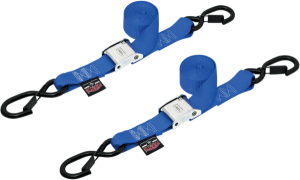 1-1/2(r) Cam-buckle With Safety Latch Hooks Blue, 1, nordicamoto.ro