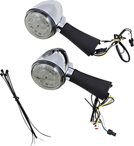 Probeam® Red Ring Turn Signal Leds Chrome
