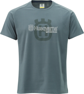 Tricou Husqvarna Origin Gri, nordicamoto.ro