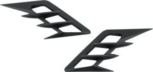 Front Fender Vent Filler Accent Chrome, 2, nordicamoto.ro