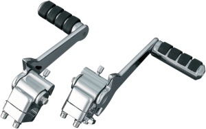 Adjustable Passenger Pegs And Mount Black, Chrome, 2, nordicamoto.ro