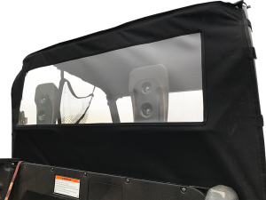 Utv Rear Windscreen Black 