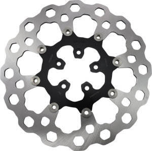 Oversize Cubiq Brake Rotor Black, Chrome, 1, nordicamoto.ro