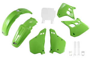 Full Body Replacement Plastic Kit Green, White