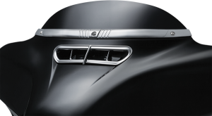 Tri-line Windshield Trim Chrome, 1, nordicamoto.ro
