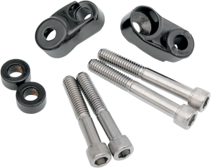 Short Turn Signal Mounts For 39mm/49mm Forks Black, 1, nordicamoto.ro
