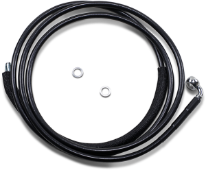 Stainless Steel Hydraulic Clutch Line Vinyl-coat Black +305 mm (12''), 1, nordicamoto.ro