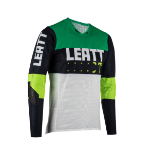 Tricou MTB Leatt Gravity 4.0 Green/Black/White