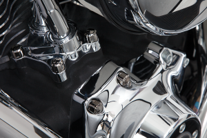 Add On Engine Bolt Cap Set Black Chrome, 1, nordicamoto.ro