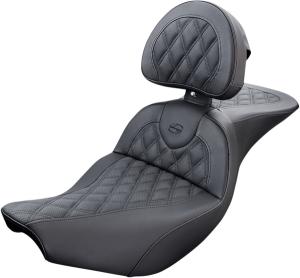 Roadsofa Lattice Stitch Seat Black