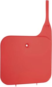 Replacement Front Number Plate Red