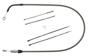 Karbonfibr Quick Connect Upper Clutch Cable Silver